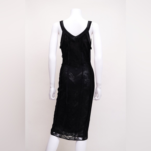 Knit Black Dress